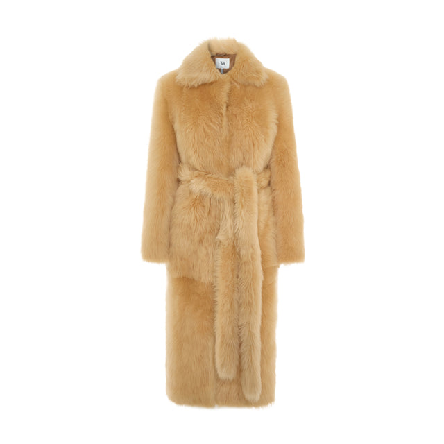 Bathrobe Style Furcoat